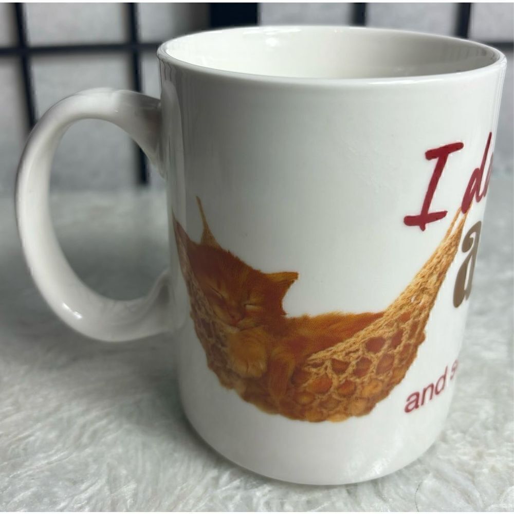 P Graham Dunn Lazy Cat in Hammock Coffee Mug